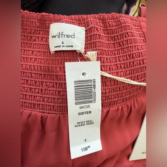 Wilfred Rose Midi Dress with Ruffle Trim 6 - Picture 6 of 6